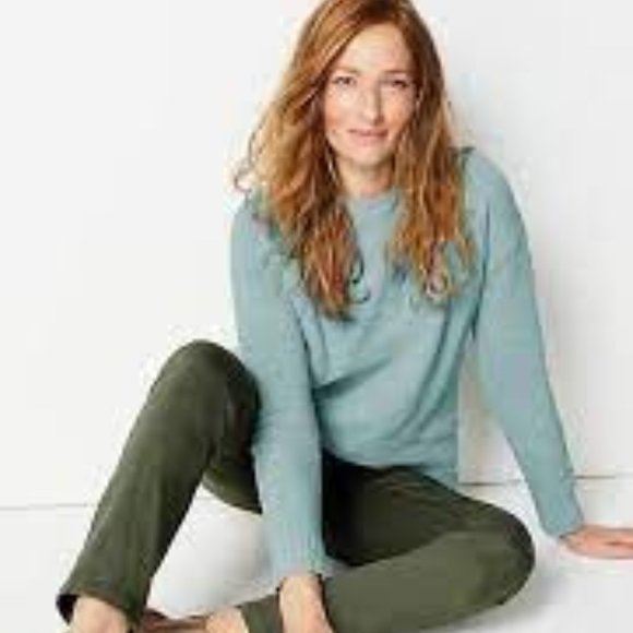 J. Jill Sweaters - J Jill light blue cozy chenille relaxed sweater L